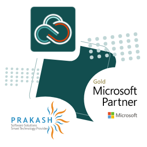 CirrsuSoft Logo with Prakash software and Microsoft partner logo | APPS 365